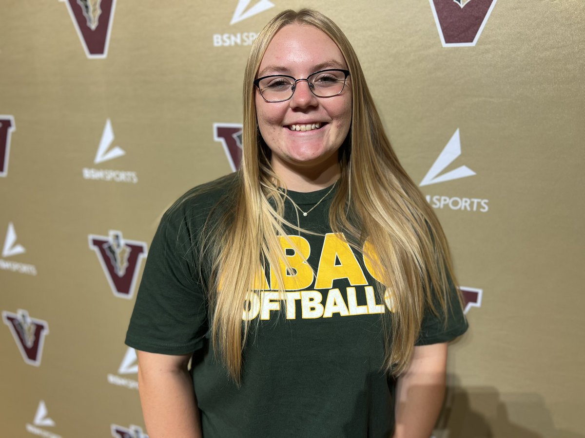 AmyZimmerWJCL's tweet photo. Two of @VidaliaAthleti1 most decorated softball players made their college plans official today. 

@HarrisTymber signed with @GaTechSoftball 

Emma Humphrey signed with @ABACFillies 

Story tonight on @WJCLNews https://t.co/iD5AMlX3YY
