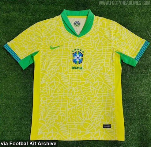 Brazil 2024 Copa America Home & Away Kits Released - Footy Headlines