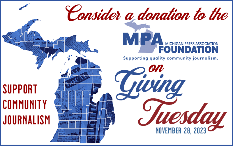 MichiganPress's tweet image. As you plan donations for Giving Tuesday, the Michigan Press Association Foundation hopes you will consider a donation to the NEW Community Journalism grant program.
paypal.com/donate/?hosted…