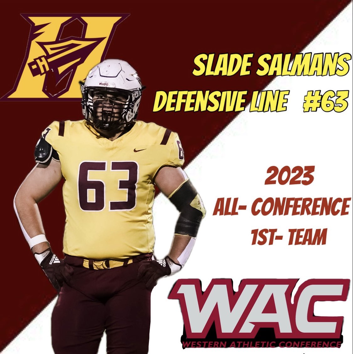 Honored to be named 1st- team all WAC