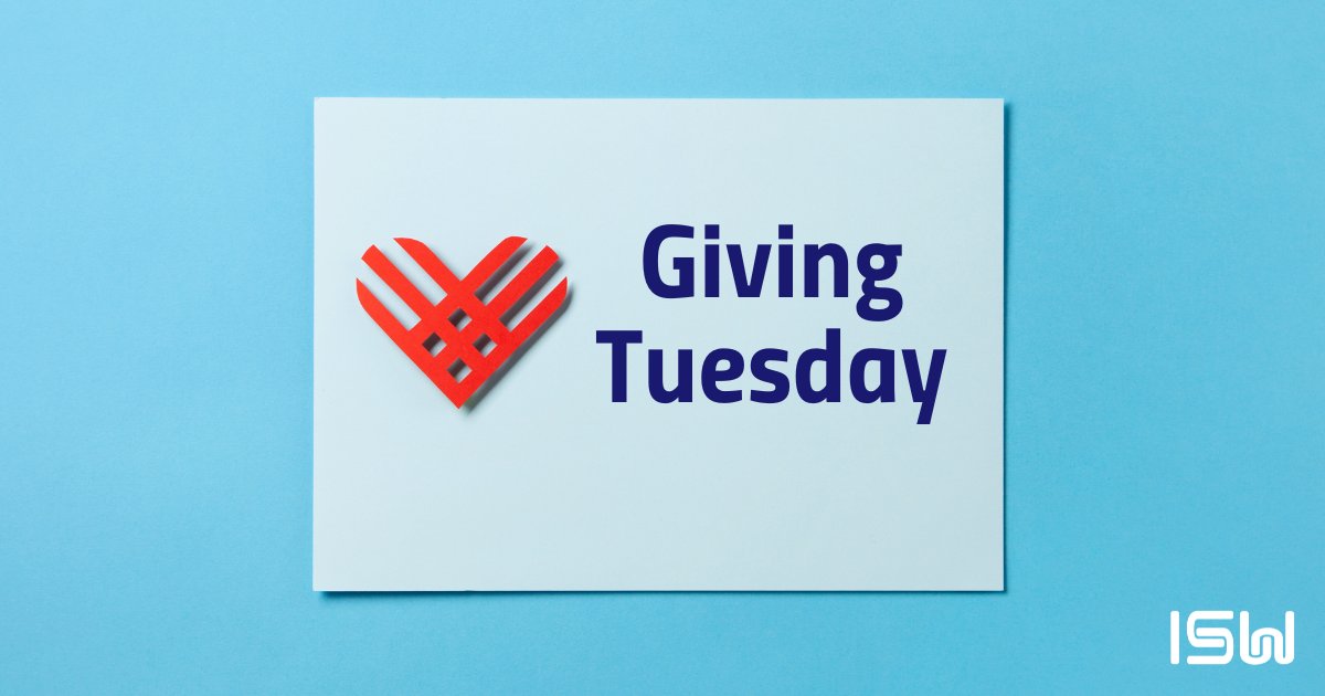 ISWhub's tweet photo. Today is #GivingTuesday! Be sure to make someone #Smile today, #Help a neighbor out, #Support an issue you care about, or #Donate to a cause close to your heart. Every act of #GenerosityCounts, and everyone has something to give! https://t.co/e2LHI6y4DK