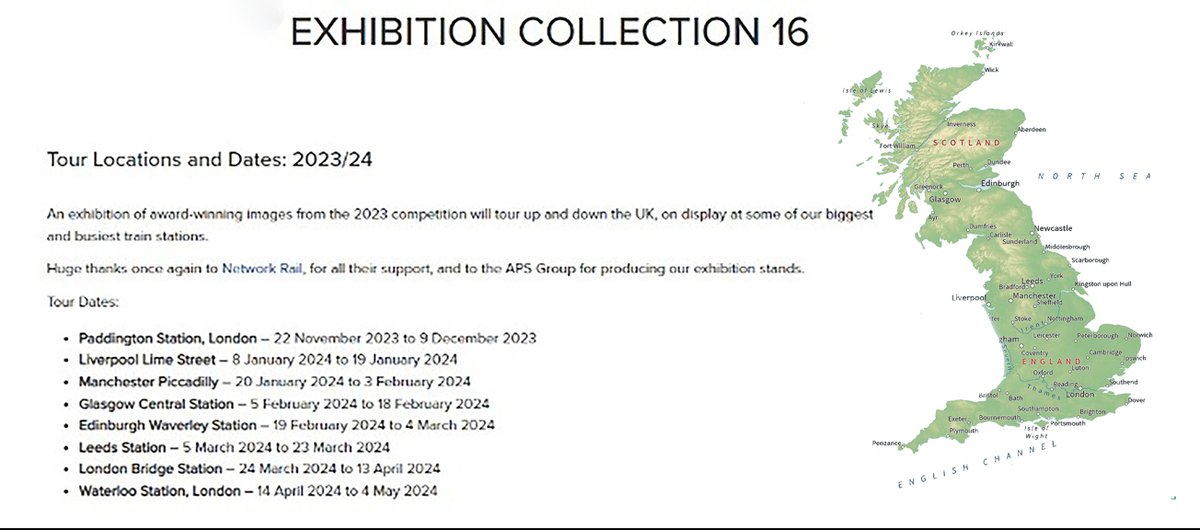 LPOTY 2023 Exhibition will once again be missing out Wales on their tour.  Network Rail don't operate here I was told so can't put on the exhibition anywhere suitable. According to their website they do operate in Wales &amp; the West ?
Shame on you LOPTY x 16
#lpoty #networkrail