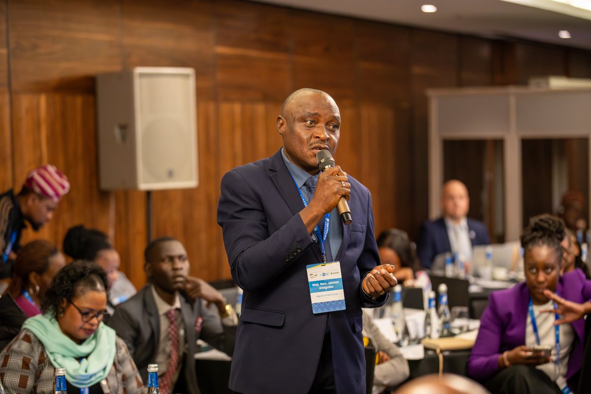 RwandaMoD's tweet photo. Today, during the Dallaire Institute International Symposium currently taking place in Kigali, the RDF Spokesperson Brig Gen R Rwivanga discussed along with other panelists The role of security actors in preventing violations against children in armed conflict. https://t.co/JA593NVnCd