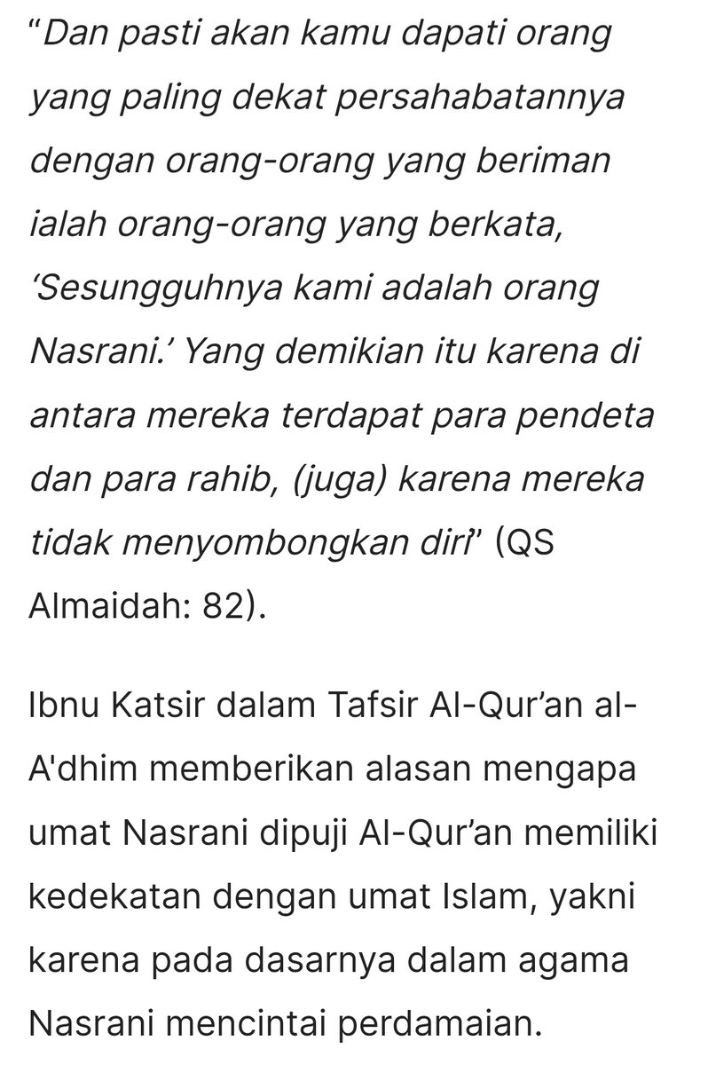 myrkivediary's tweet photo. Ternyata Allah udh jelasin juga di Al-Qur'an kl bukan negara arab yg bersahabat dan bela palestine tpi orang-orang yang berkata, ‘Sesungguhnya kami adalah orang Nasrani.’ Qs. Al-Maidah:82

🚨 DON'T STOP TALKING ABOUT GAZA 🚨
#FreePalestine 🇵🇸 https://t.co/aAdatj3Bom