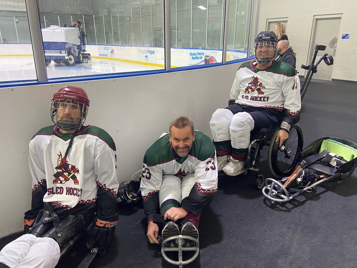 Shout out to our newest affiliate, Coyotes Sled Hockey, on participating in the 13th Annual Sled Classic hosted by the Tampa Bay Lightning. Way to represent!