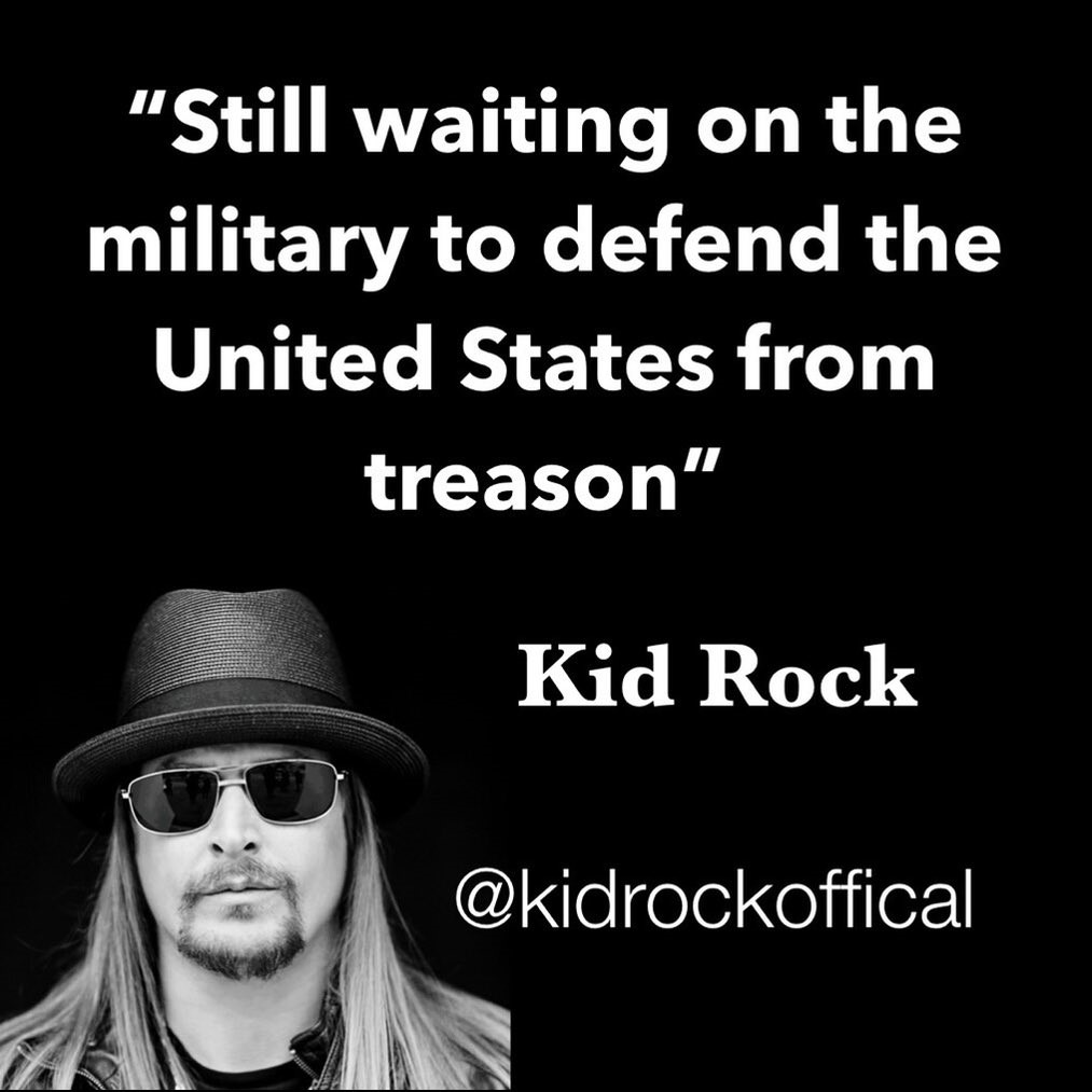 Who agrees with Kid Rock? 🙋🏼‍♀️