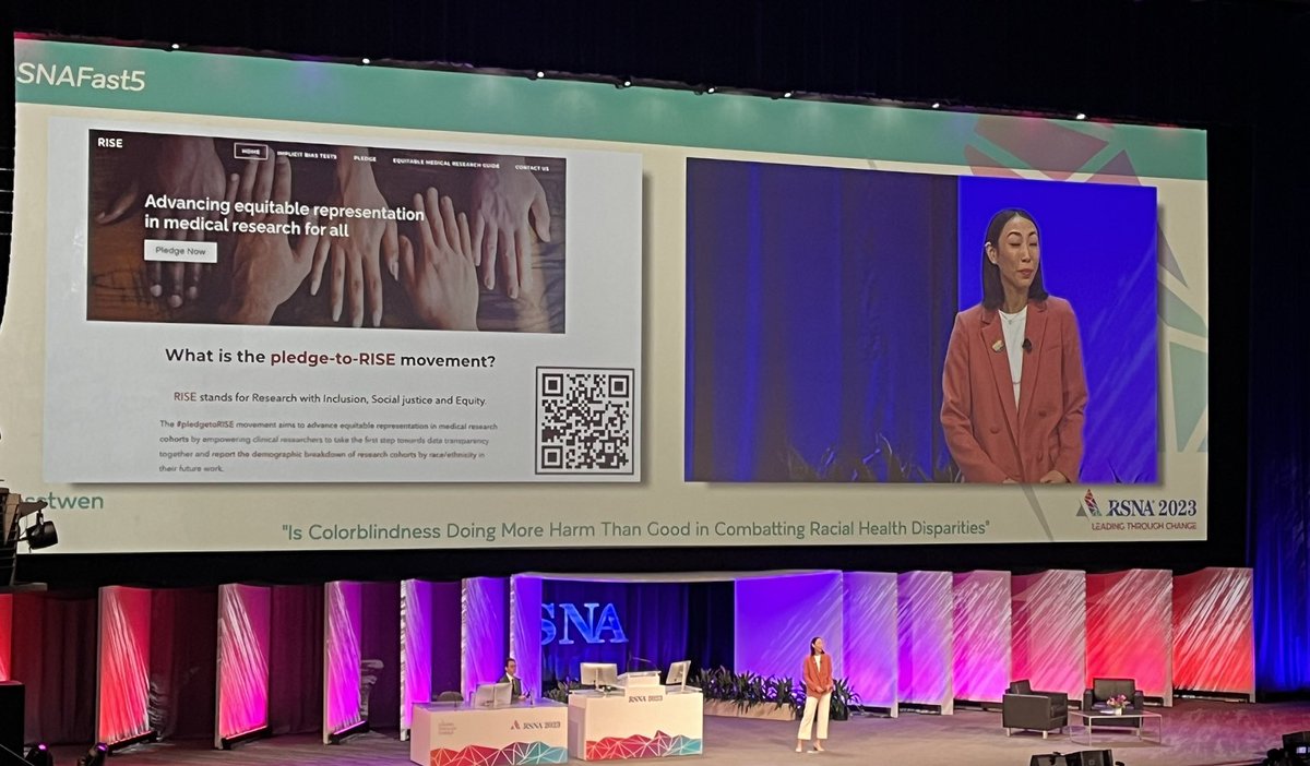 Jonathan Revels DO, FSAR (@jrevrad1) on Twitter photo <a href="/JessTWen/">Jess Wen, MD PhD</a> presenting Is Colorblindness Doing More Harm Than Good in Combatting Racial Health Disparities during #rsna23 #fast5 <a href="/JessTWen/">Jess Wen, MD PhD</a> presenting Is Colorblindness Doing More Harm Than Good in Combatting Racial Health Disparities during #rsna23 #fast5