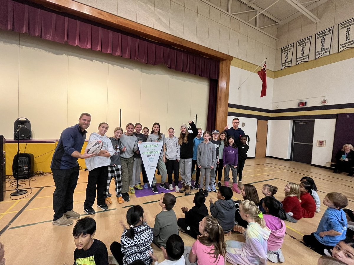 dr_macgillivray's tweet photo. Celebrated our amazing teams & coaches today with a ‘Banner Raising Ceremony’! #GoMACCATS https://t.co/UYBo8LivqY