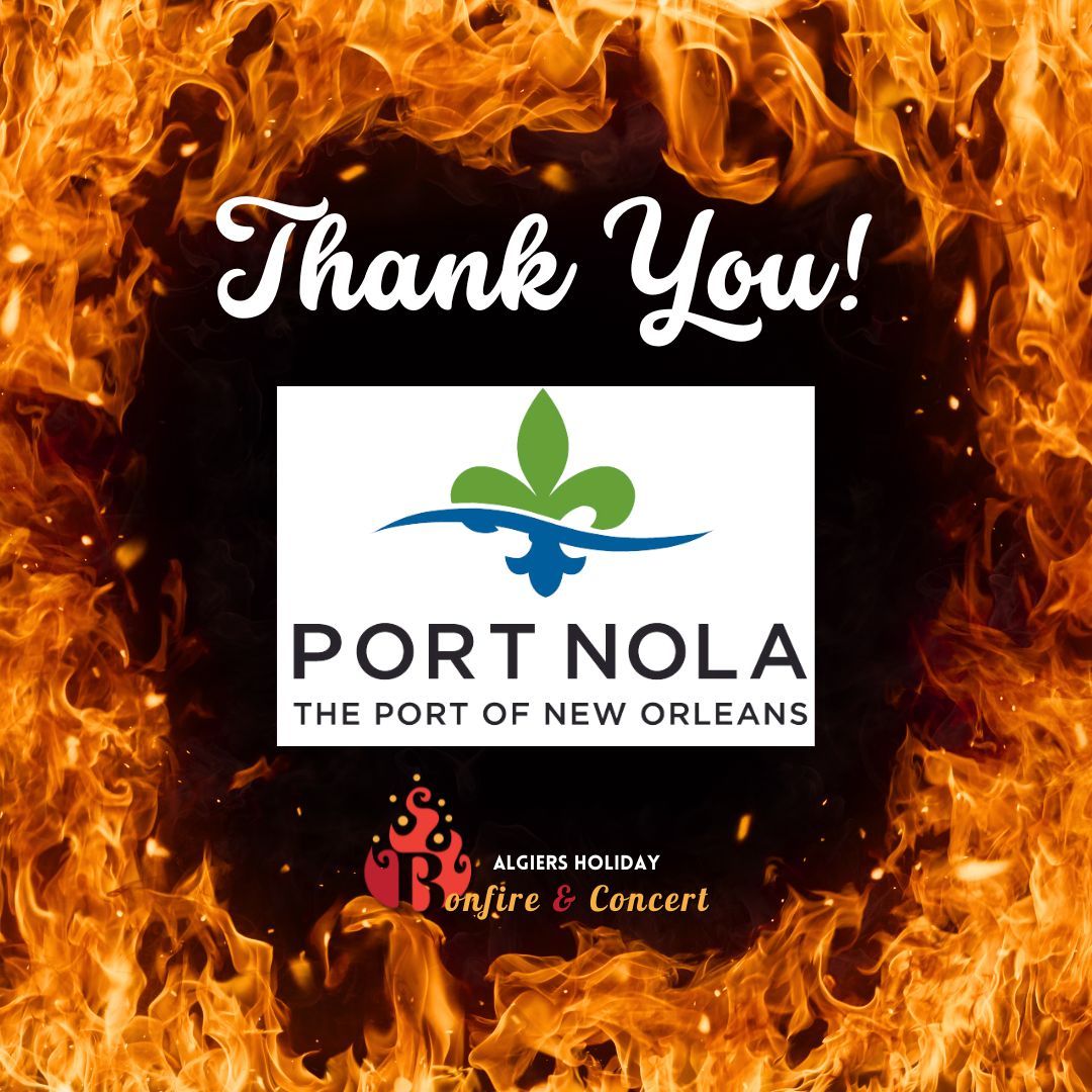 AlgiersEconomic's tweet photo. Thank you to our "On Fire" Sponsors of the 2023 Algiers Holiday Bonfire &amp; Concert! The generous support of our donors allows us to keep this event free and open to the public! 

Interested in being a sponsor next year? Email us at info@algierseconomic.com today! https://t.co/76H45CFOLF