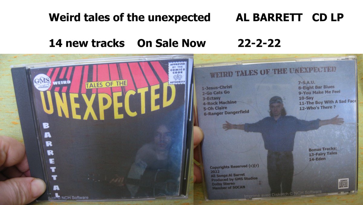ThisIsAlBarrett's tweet photo. My latest CD LP and a best of volume 1 https://t.co/hsZEUF6Hom