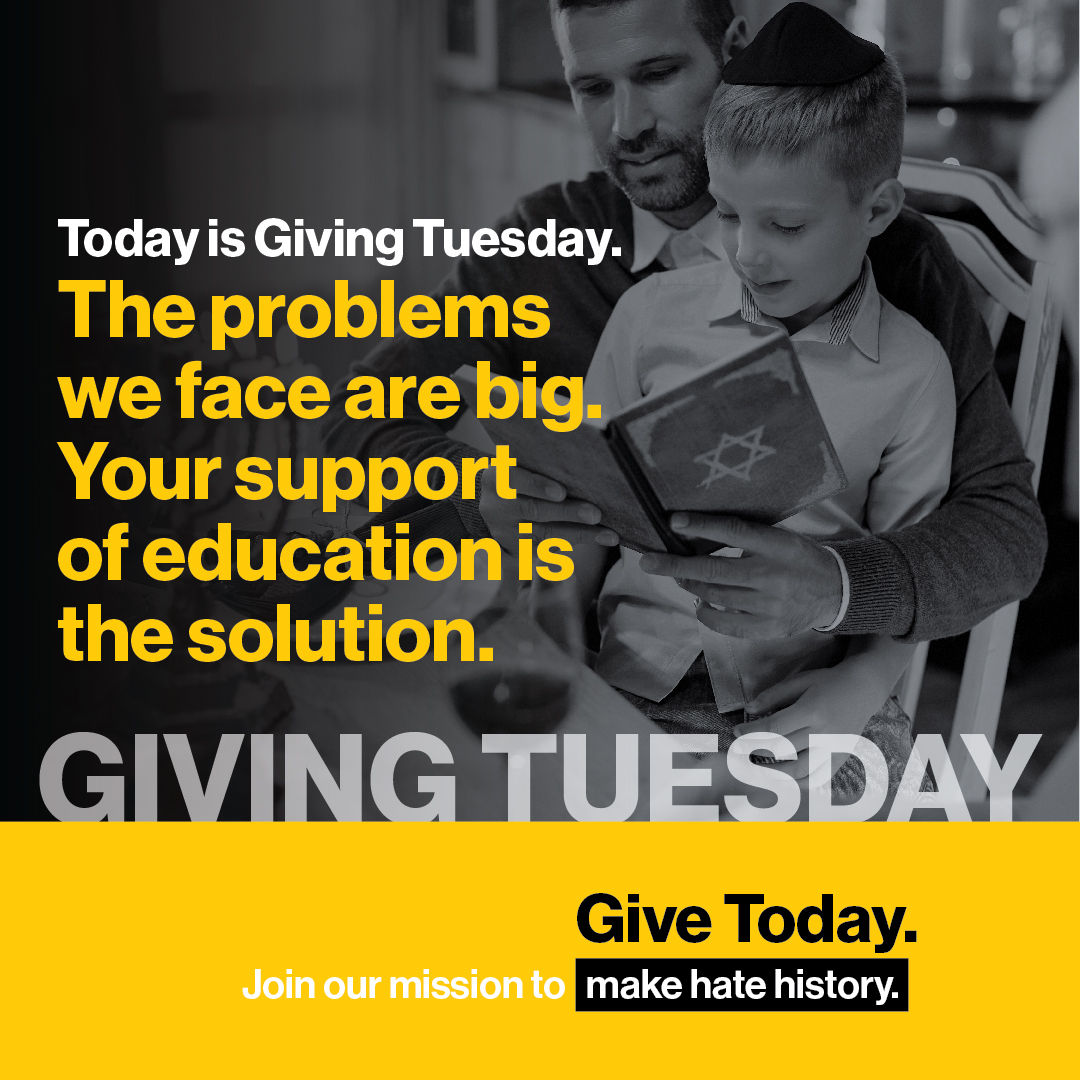 holocaustcenter's tweet photo. Give $1, help us take a stand against hate in Central Florida. 

No one should feel nervous to attend religious services or celebrate who they are. On this Giving Tuesday, it’s time to take a stand. 

Join our fight against hate now. Donate today: https://t.co/hBbJmRGZOy https://t.co/EvXbTbGeUy