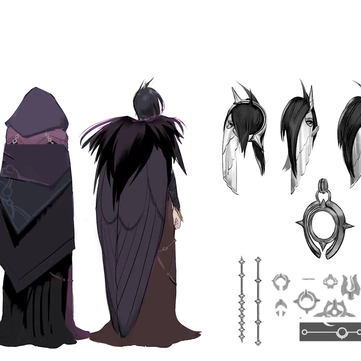 They actually gave her a veil as the Veiled Lady