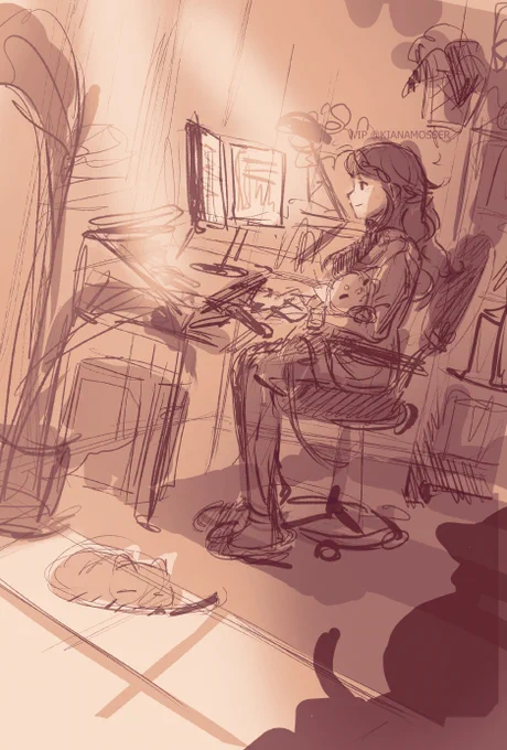sketch  vs  final 