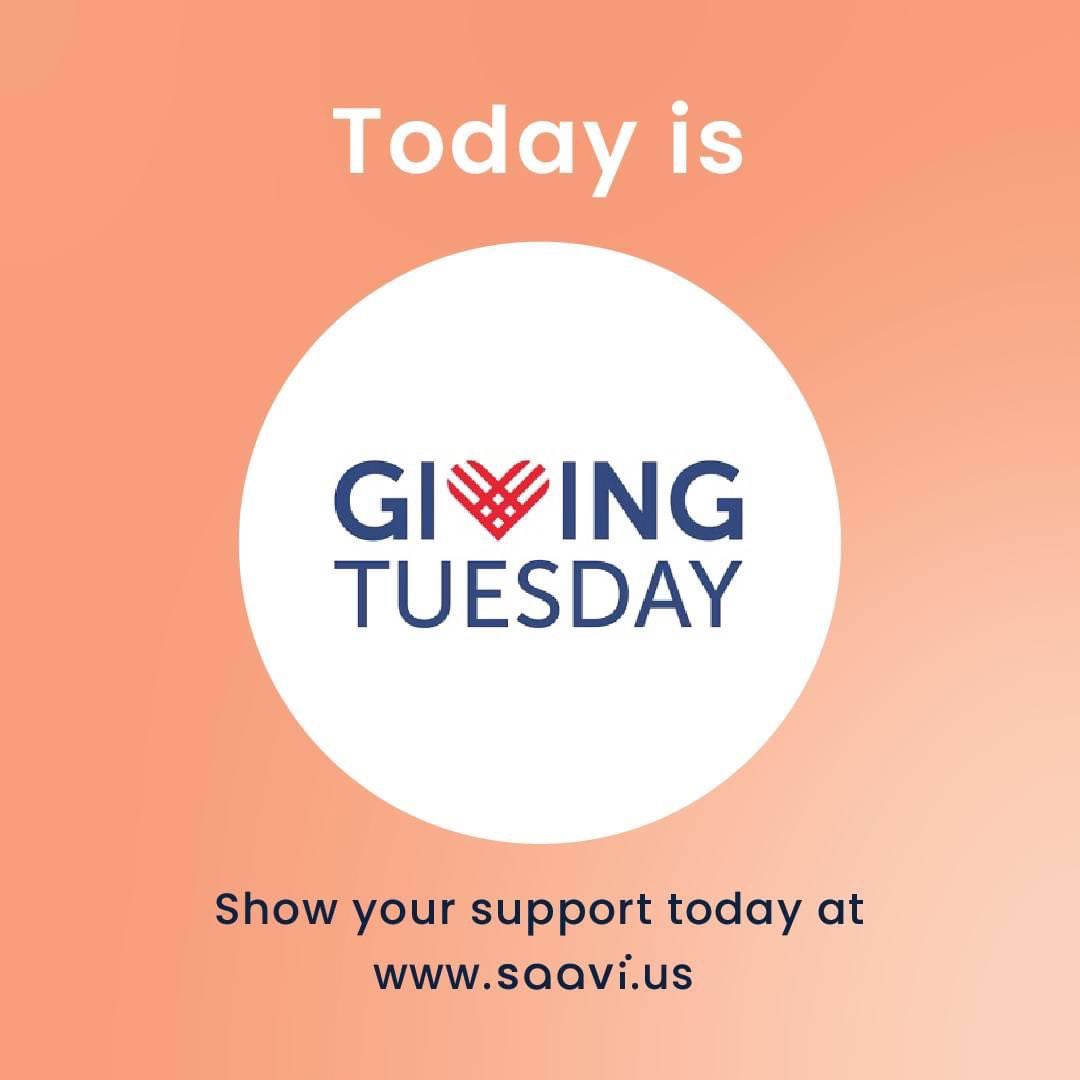 GetSAAVI's tweet photo. Today is not just another Tuesday—it's Giving Tuesday, a global day of generosity and kindness!

On this special day of giving, please remember Saavi Services for the Blind! Your support can make a real difference! #GivingTuesday  

https://t.co/pnvF1c4pq1 https://t.co/Cy45mqQH0G