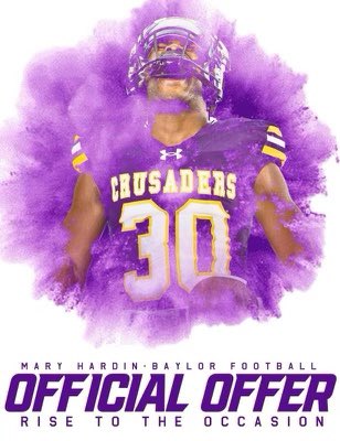 After a great conversation with <a href="/coachmcarey/">Mark Carey</a> I am blessed to receive an official offer to play at <a href="/CruFootball/">UMHB Football🏈</a> 

<a href="/47zaya/">Zack Smith</a> 
<a href="/coach_meger/">Carson Meger</a> 
<a href="/MaddFizzicks/">Coach Maddox</a>