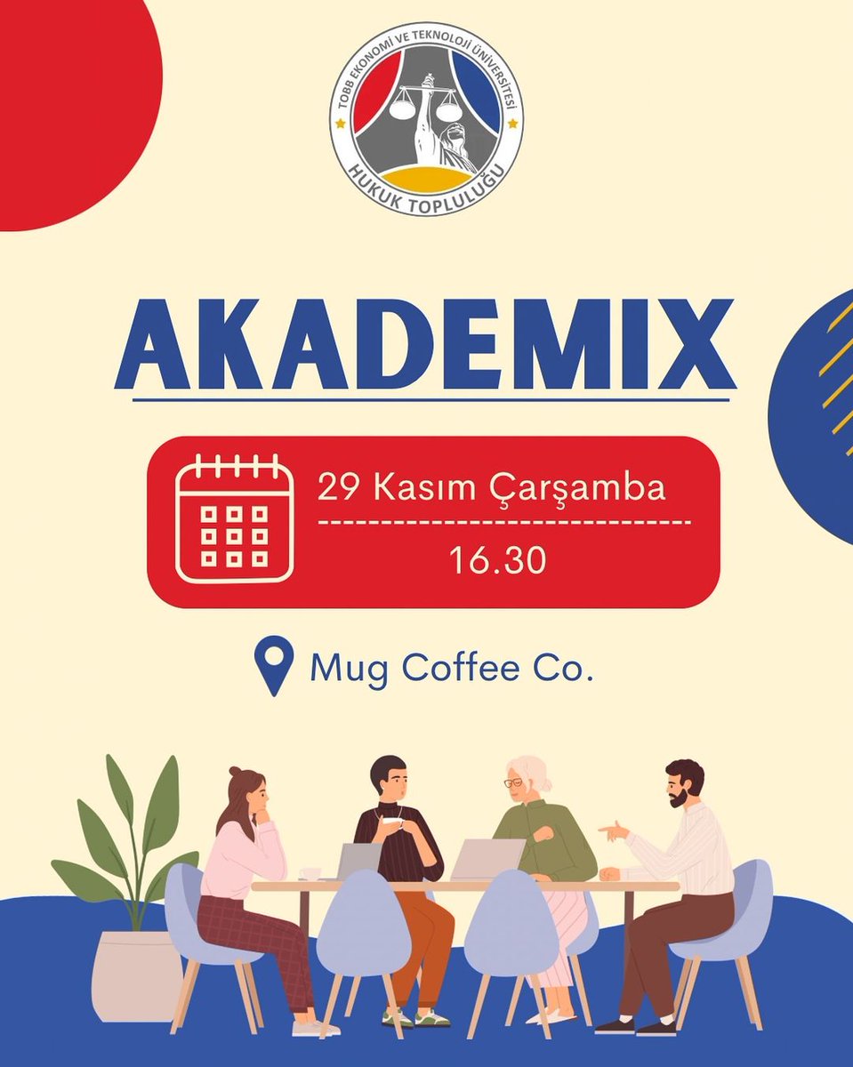 etuhukuk's tweet photo. BEKLENEN ETKİNLİK AKADEMIX SİZLERLE!!

Değerli hocalarımızla kahve eşliğinde sohbet edeceğimiz, deneyimlerini dinleyeceğimiz etkinliğimize herkesi bekliyoruz. https://t.co/mZGamwxK7r