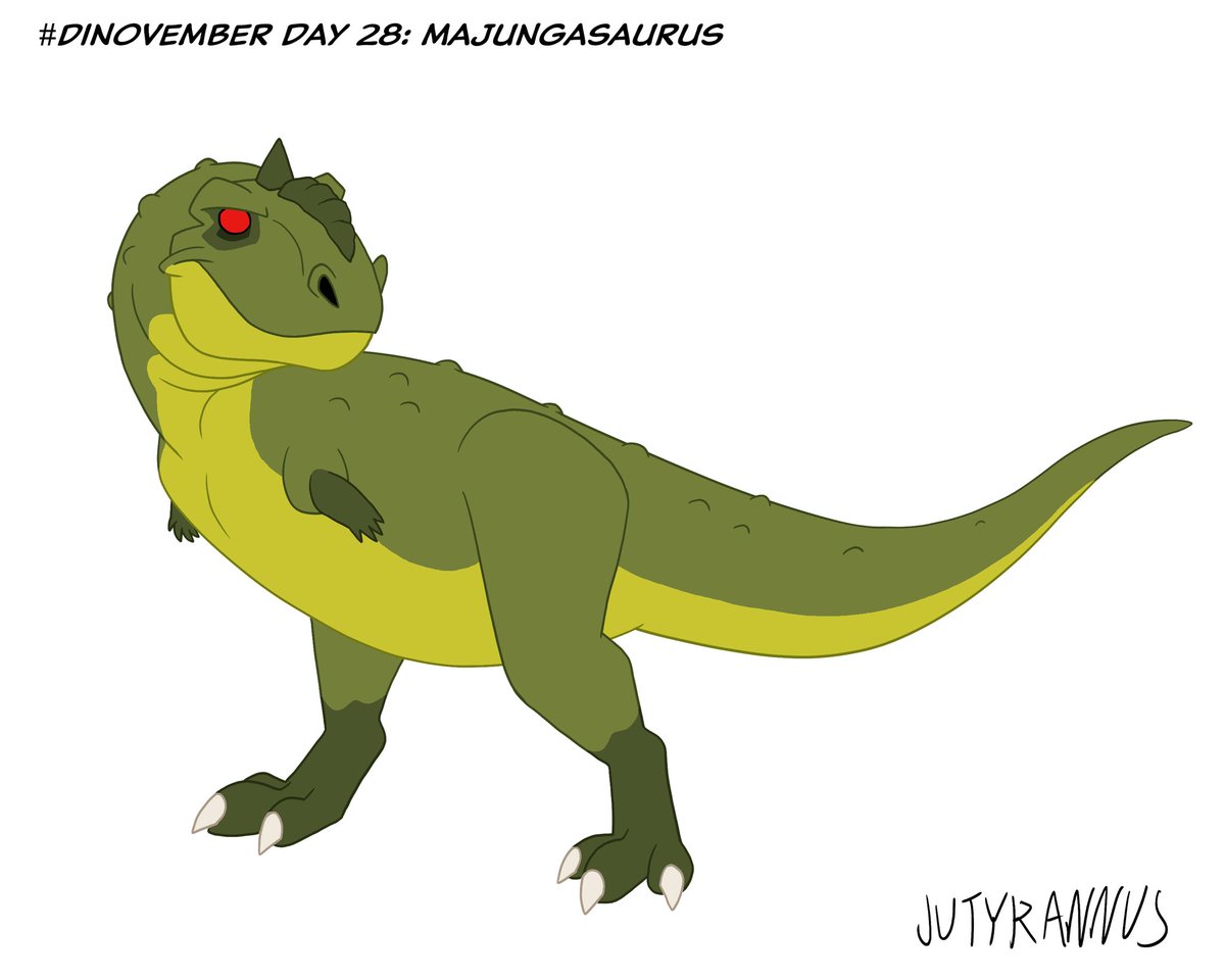 Majungasaurus on the prowl #dinovember