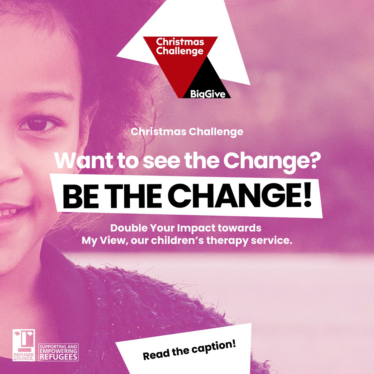 refugeecouncil's tweet photo. 🎄 This #GivingTuesday we’re launching the @BigGive  to raise funds for our campaign providing hope for child and young refugees affected by trauma.

📅 From November 28th to December 5th, any donations will be DOUBLED at no extra cost to you! 
 
Want to help? Click the link to donate: https://t.co/x44peXyjLd