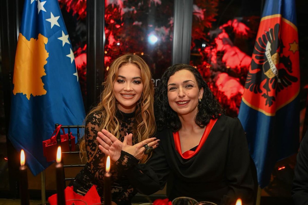 RitaOra's tweet photo. Happy Independence Day Albania from our family to yours! 🇦🇱❤️ https://t.co/ILHKQJYw9r