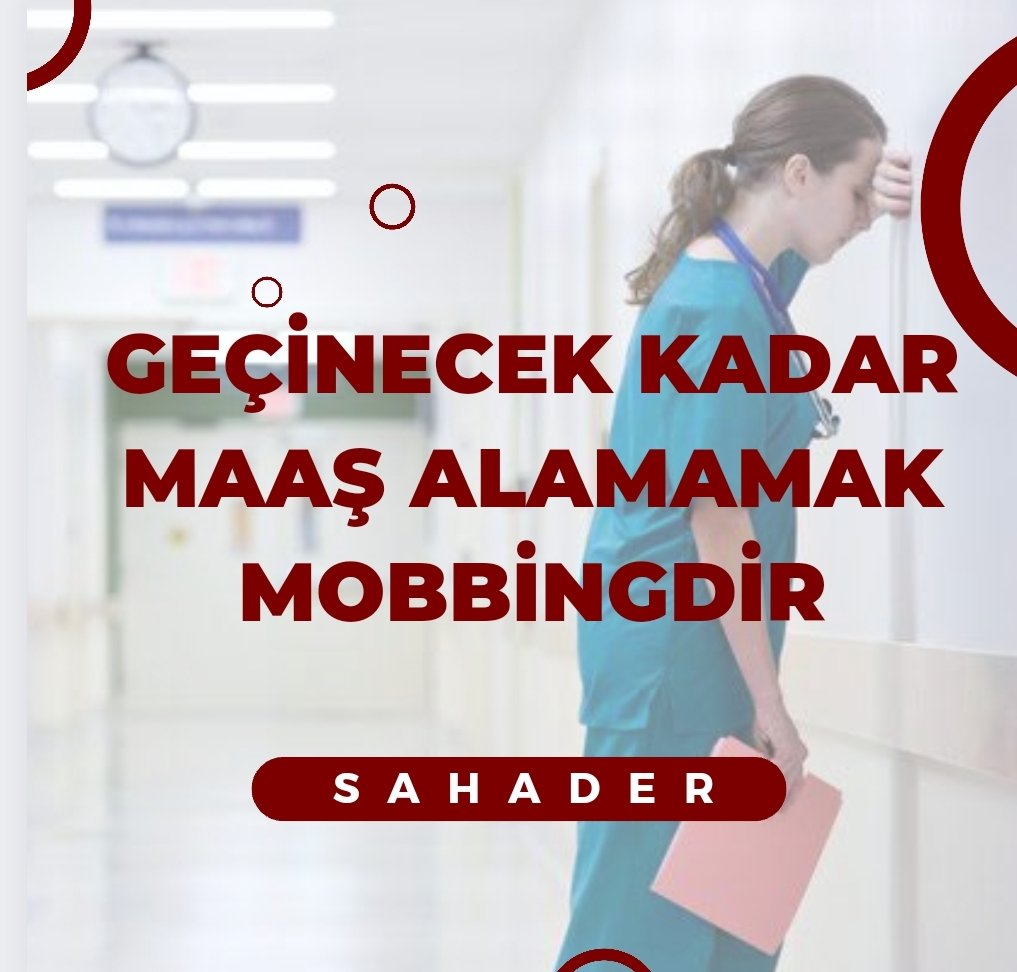 Bu bir ekonomik mobbing ihbarıdır #SağlıkçıTeşvikOlmadı