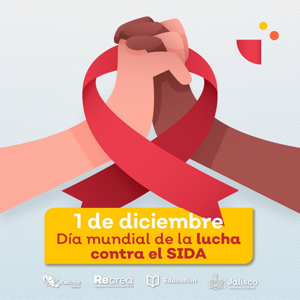 cecytejal_'s tweet photo. Hoy conmemoramos el #DíaMundialdelaLuchacontraelSIDA reflexionemos sobre la importancia de la prevención, la conciencia, solidaridad y apoyo a quienes viven con esta enfermedad. 🌍

La información es nuestra mejor arma.

#SomosGrandes💖
#SomosCECyTEJ💚🧡 https://t.co/rkWqGD6i17