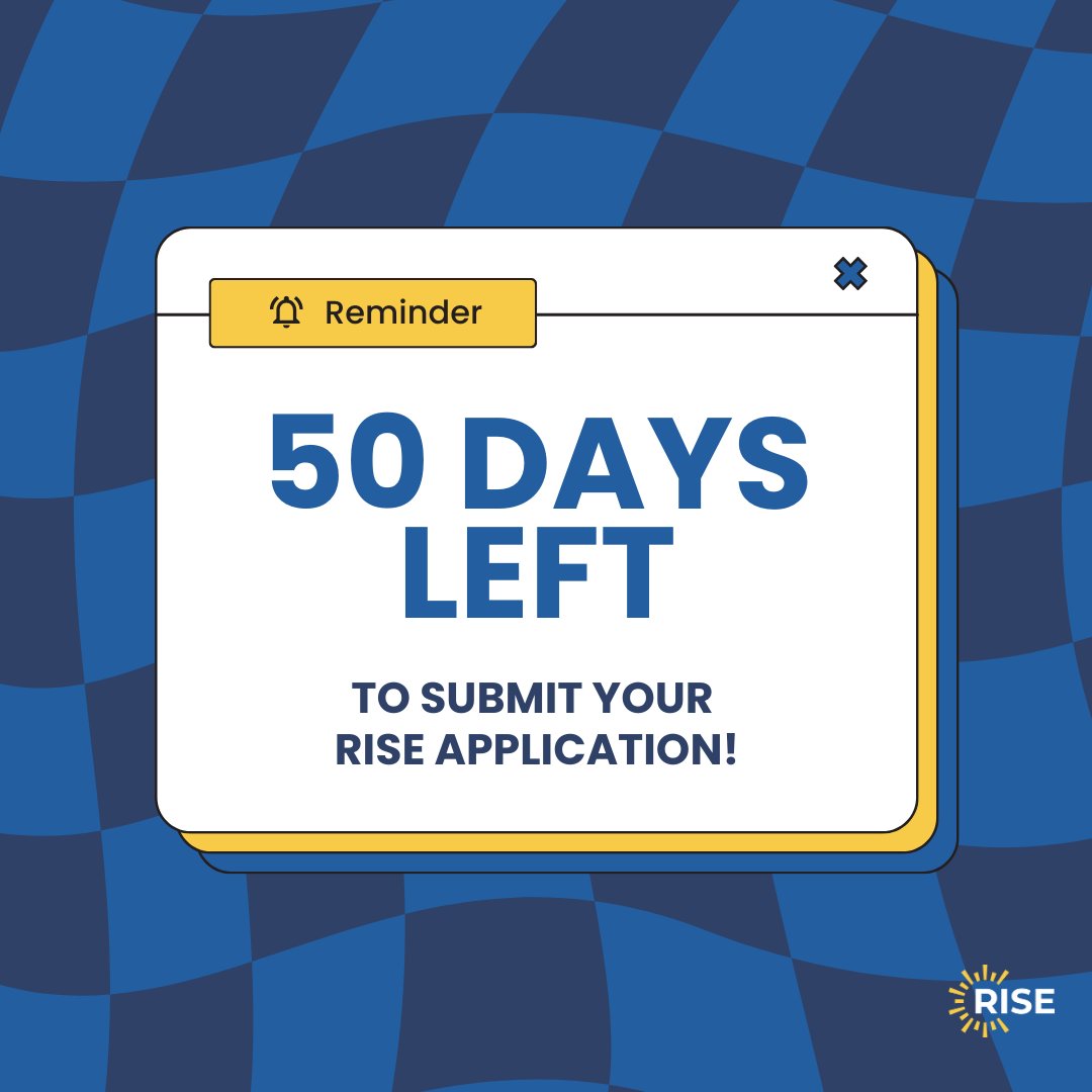 Countdown: 50 days until @risefortheworld applications are due! If you're 15-17 years old, apply by Jan 17th at risefortheworld.org/amideast and #RiseTo become a part of the next cohort of young people dedicated to changing in the world.