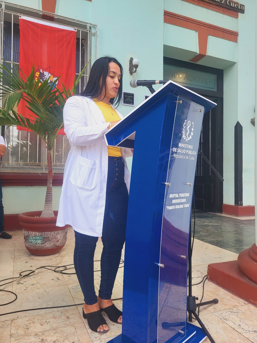 YagenPomares's tweet photo. Se realiza en el @HPUPaquitoGzle1 el Acto de Abanderamiento de la Delegacion de #Cienfuegos a la Asamblea Provincial por el 12 Congreso de la UJC. 
#CienfuegosXMásVictorias https://t.co/uHWzcIsgxv
