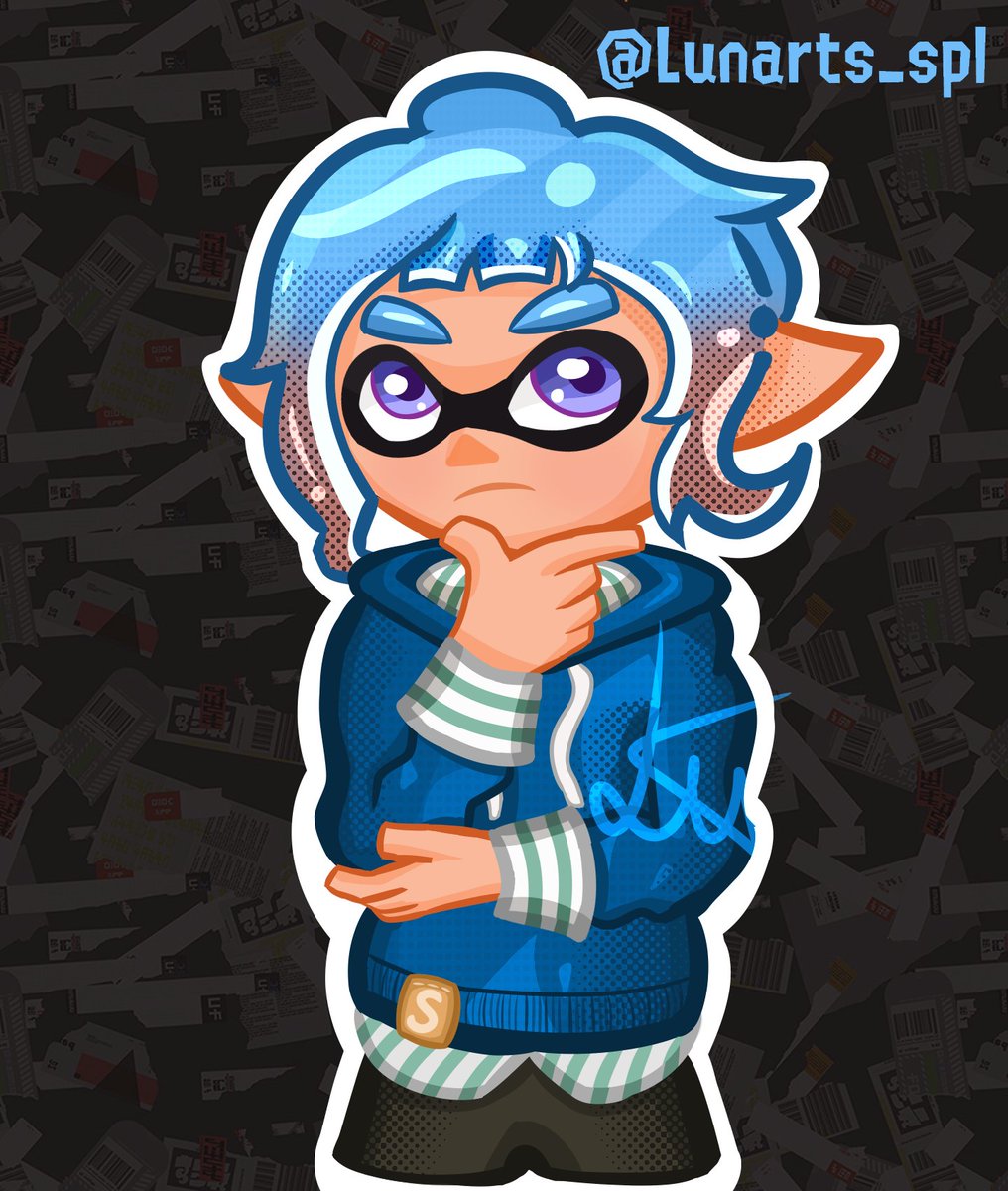 🤔💙

#splatoon3art #splatoonart
