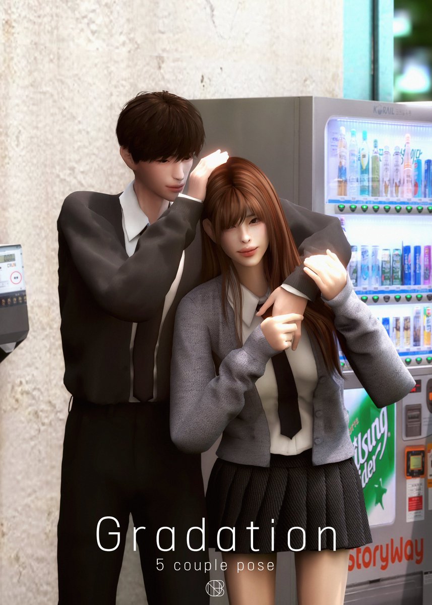 Bongddi's tweet photo. [Bongddi] Gradation (출처 : 봉띠입니다 | https://t.co/8dS9nc2RWZ 블로그) https://t.co/At8UbX4eGp 
#심즈4 #Sims4 #Sims4pose https://t.co/s5cVziusCc