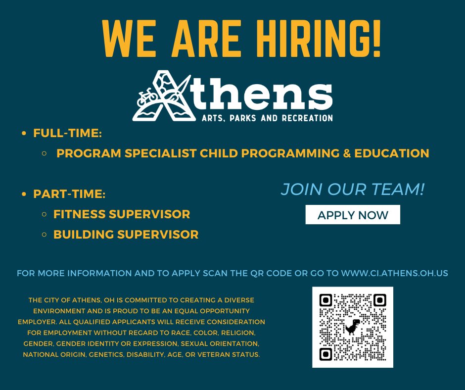 Athens Arts, Parks, and Recreation tweet media