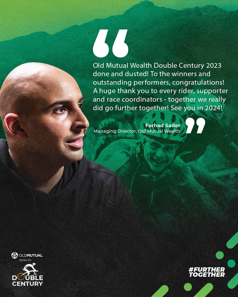 Many thanks to all the incredible riders who took part in the #OldMutualWealthDC this past weekend.

We can’t wait to do it all again next year 🏆

#FurtherTogether