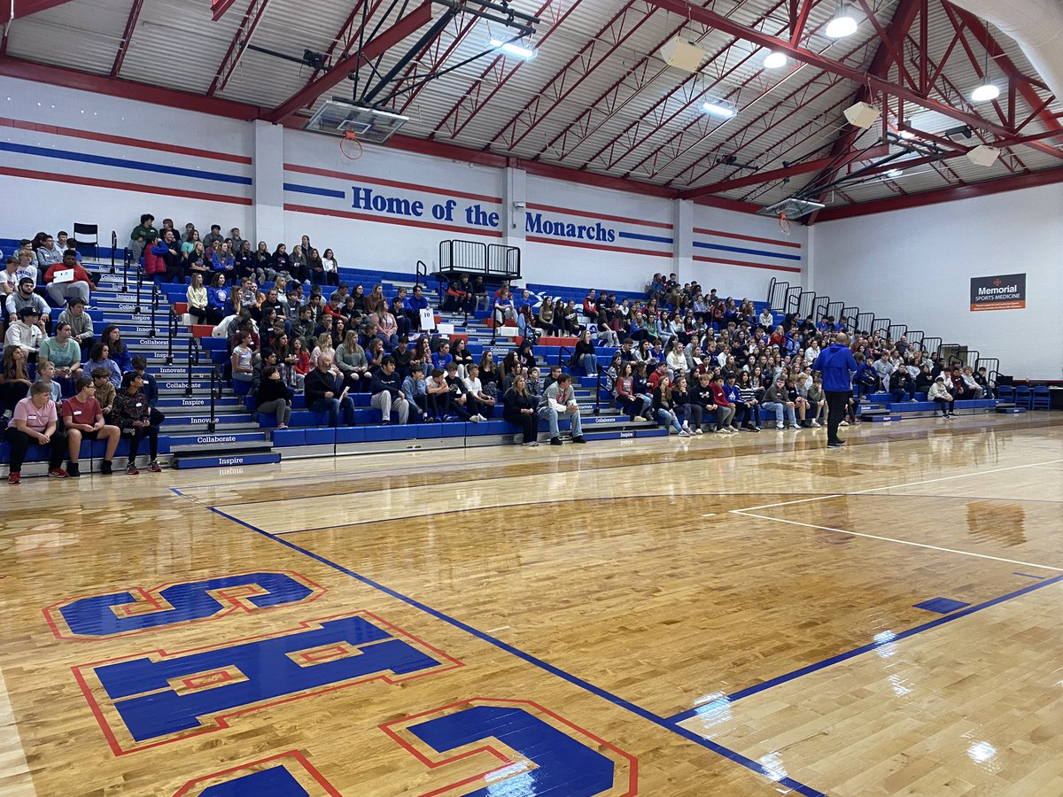 Day 1 of 8th Grade Tours getting ready to begin here at MHS! Excited to welcome Class of 2028! Can’t wait to meet the rest of this Class tomorrow 🤩 #PTBM