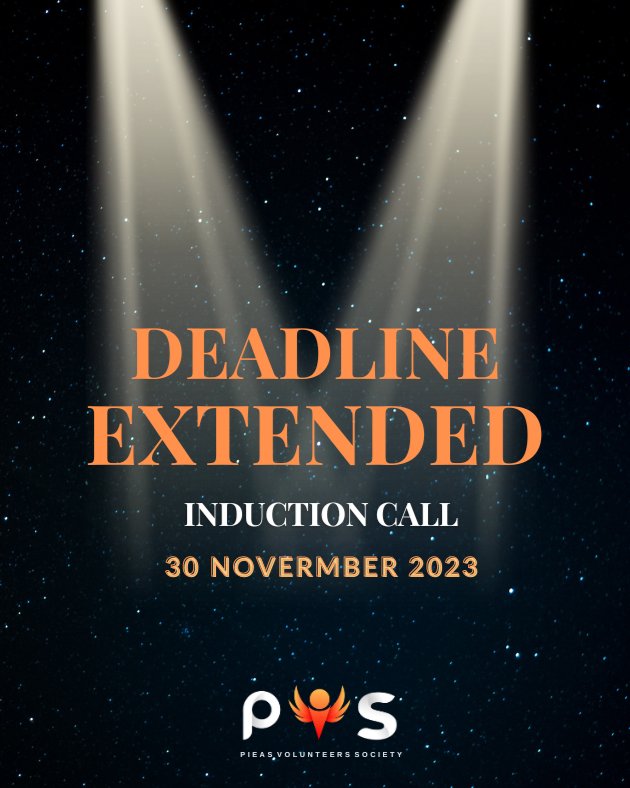 pvstweets's tweet photo. You got an opportunity! The deadline to be part of PVS is now extended. You can apply by the 30th of November!

#pvs #make_it_happen #extended_deadline https://t.co/YDN24KFGW5