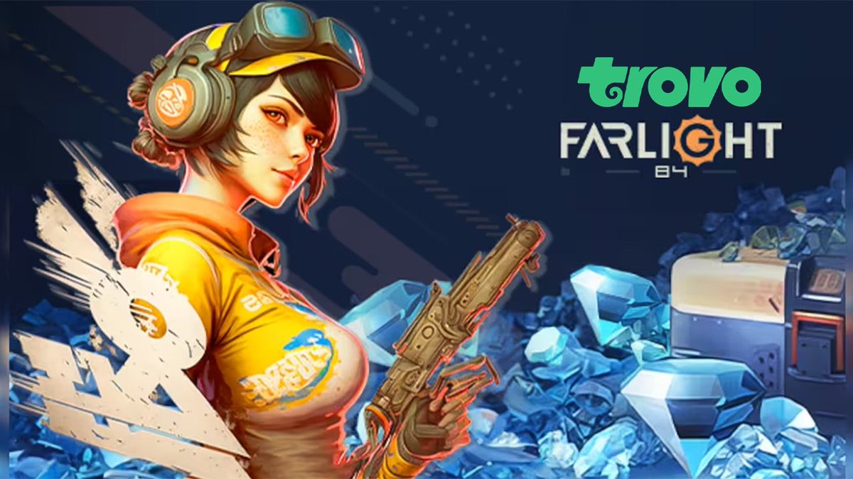 trovolive's tweet photo. Calling all Farlight84 players!!!

We have partnered up with @Farlight84 to bring you an event that starts on Nov 30th. Join up and earn exclusive in-game drops 💰

Now you can get those skins you always wanted 🫡

Details here - https://t.co/uI2wawsNKv

#Farlight84 #trovo https://t.co/fodcPiItcL