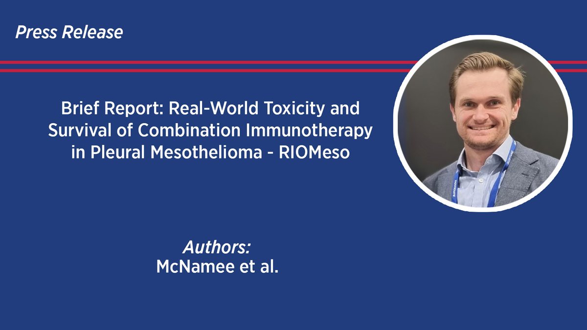 Australia has one of the highest rates of asbestos-associated diseases. RIOMeso is the 1st detailed report of real-world outcomes for ipilimumab/nivolumab for mesothelioma in Australia, revealing significant toxicity &amp; less prominent survival benefit.bit.ly/46AuJsR #LCSM