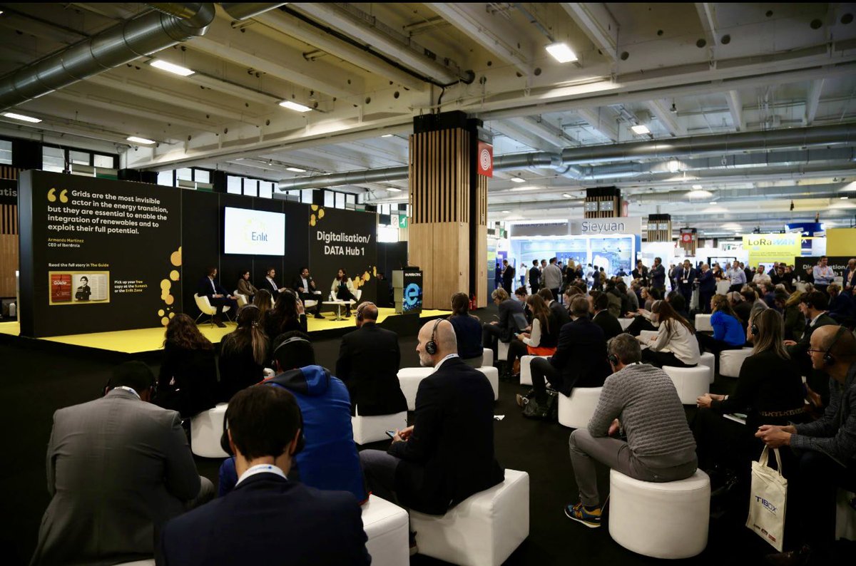 AndreiCovatariu's tweet photo. Amazing session today at 2023 Enlit Europe today on the role of AI in the energy sector. Great sharing views w/ Rachel Berryman (Elia Group), Kristian Ruby (Eurelectric) and Bilal Khursheed (Microsoft) in a panel brilliantly led by Anca Gurzu (Cipher News)
#energydigitalization https://t.co/JvnTLkReqm
