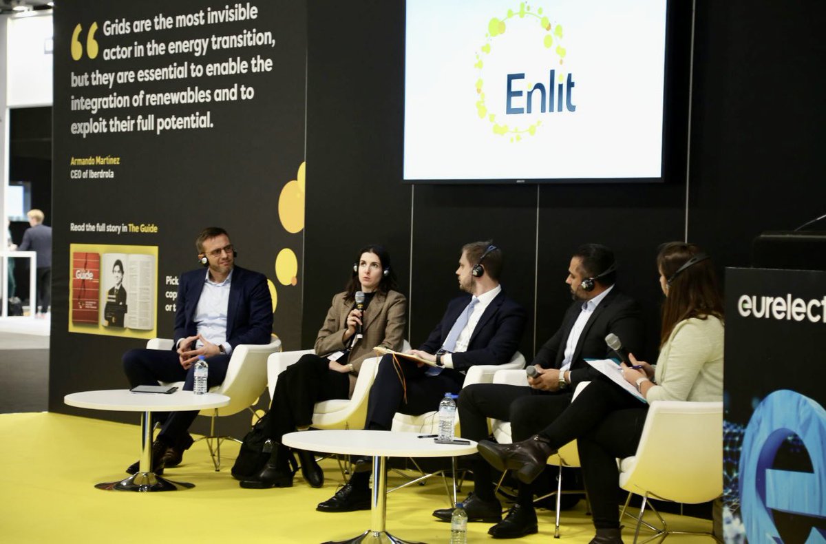 AndreiCovatariu's tweet photo. Amazing session today at 2023 Enlit Europe today on the role of AI in the energy sector. Great sharing views w/ Rachel Berryman (Elia Group), Kristian Ruby (Eurelectric) and Bilal Khursheed (Microsoft) in a panel brilliantly led by Anca Gurzu (Cipher News)
#energydigitalization https://t.co/JvnTLkReqm