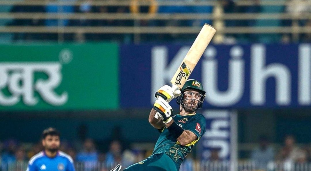 ImranDanishAziz's tweet image. #INDvsAUS #Maxwell #Parsidhkrishna #UttarakhandTunnel #T20I #MAMA2023 Max well played 47 to 100 and best finished with captain M ved to win