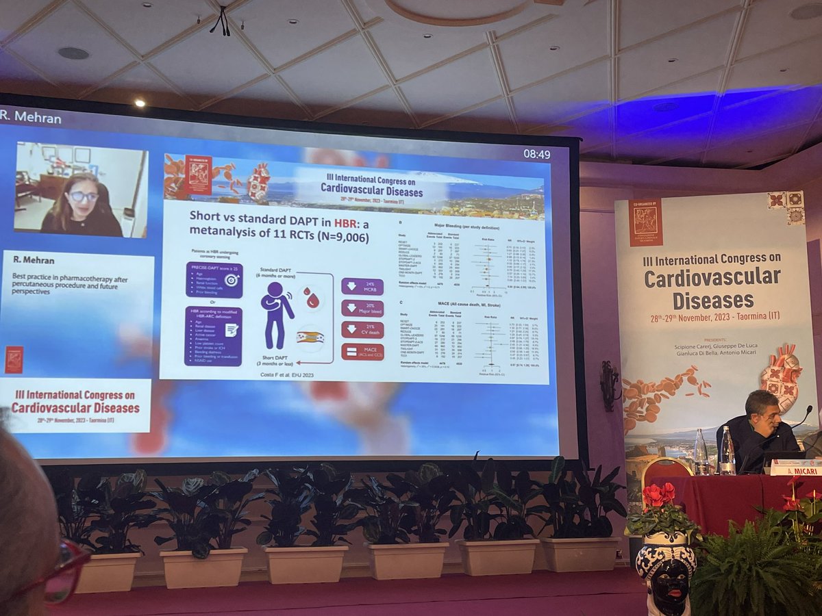 Francesco Costa (@costa_f_8) on Twitter photo What an honor having the one and only <a href="/Drroxmehran/">Dr Roxana Mehran</a> present state of the art of antithrombotic tx at our international cardiology symposium in Taormina, Sicily. Truly inspiring example of leadership
<a href="/Micari_antonio/">antonio micari</a> <a href="/piccoloraf/">Raffaele Piccolo</a> <a href="/barbanti_marco/">Marco Barbanti</a> <a href="/CreaPasquale/">Pasquale Crea</a> <a href="/DFCapodanno/">Davide Capodanno</a> <a href="/tambucor/">corrado tamburino</a> What an honor having the one and only <a href="/Drroxmehran/">Dr Roxana Mehran</a> present state of the art of antithrombotic tx at our international cardiology symposium in Taormina, Sicily. Truly inspiring example of leadership
<a href="/Micari_antonio/">antonio micari</a> <a href="/piccoloraf/">Raffaele Piccolo</a> <a href="/barbanti_marco/">Marco Barbanti</a> <a href="/CreaPasquale/">Pasquale Crea</a> <a href="/DFCapodanno/">Davide Capodanno</a> <a href="/tambucor/">corrado tamburino</a>