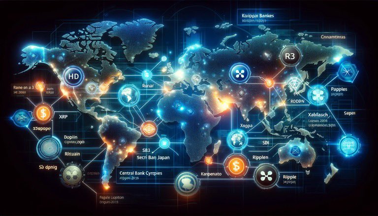 w_thejazz's tweet image. 📈🚀Exploring the future of finance! 🌐✨ Check out this cutting-edge digital map highlighting the global impact of #XRP and #Ripple on major countries&apos; banks and fintech sectors. Dive into a world where technology and finance merge seamlessly. #FintechFuture #DigitalCurrency…