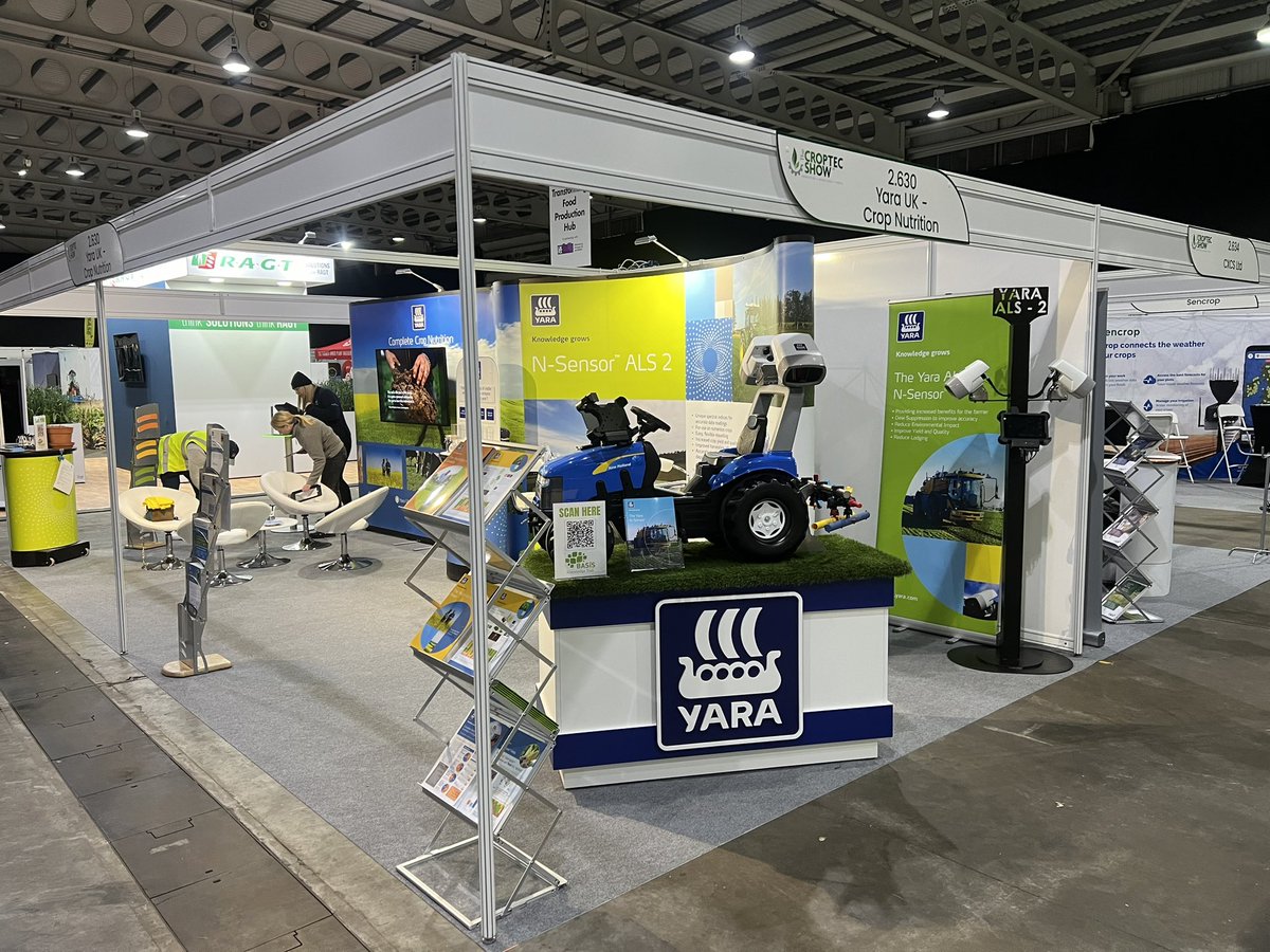TayloredAgri's tweet image. For all  that are visiting Crop Tech 2023 don’t miss the opportunity to come and talk about the Yara ALS-2 on stand 630 Hall 2 @Yara_UK @TayloredAgri #NSensor