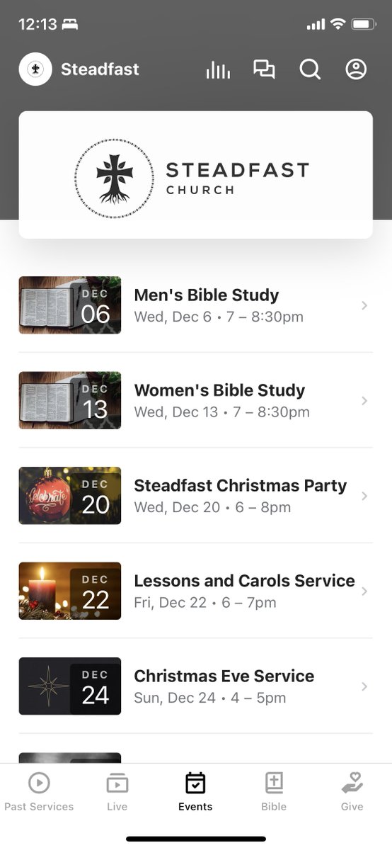 steadfastclt's tweet photo. There's a lot happening at church in December. Our Advent sermon series will center on the hymn of Christ in Philippians 2:5-7. We'll also have a church Christmas party, a combined Lessons and Carols service, and an evening Christmas Eve service. https://t.co/O5WhRbLGsZ