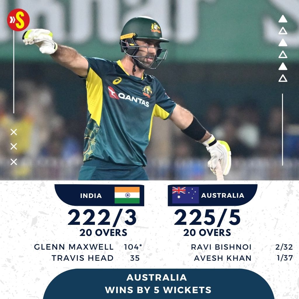 Glenn Maxwell brings Australia back into the series with a last-ball win in Guwahati before heading home #INDvAUS 3rd T20I Highlights👉 bit.ly/3R02YUJ