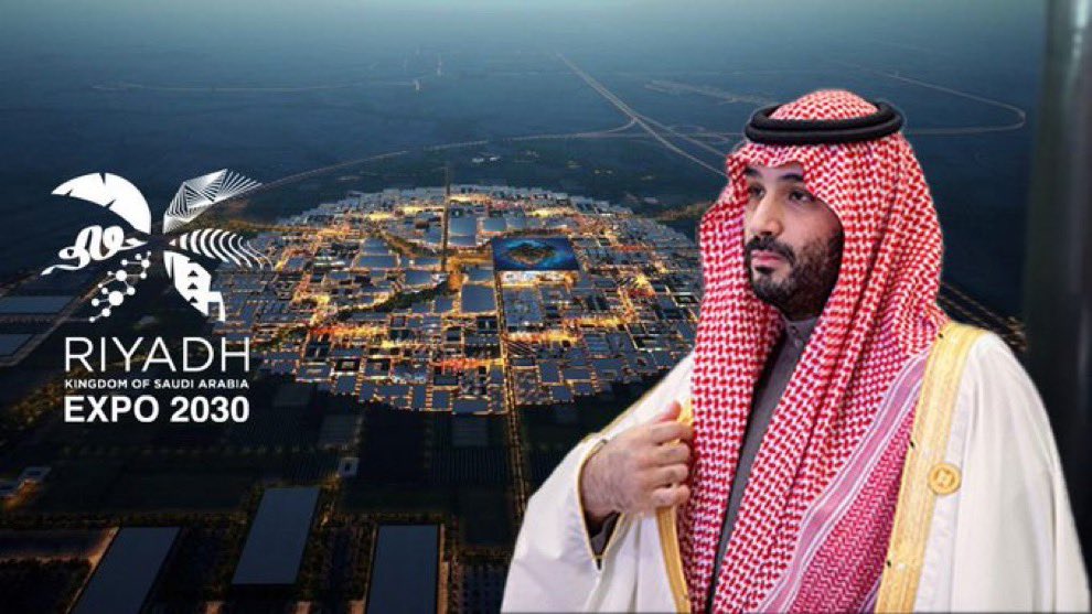 كلنا فخر بهذا الإنجاز التاريخي وأبارك لمولاي الملك سلمان وسمو سيدي الأمير محمد بن سلمان حفظهم الله والشعب السعودي العظيم. #اكسبو_السعودية2030