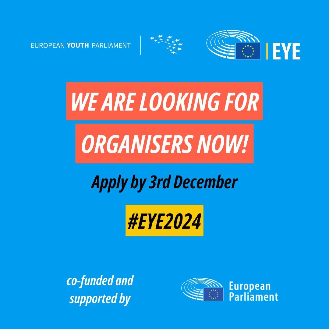 🌟 The Local EYE is coming to Berlin! The EYP will host one of the Local European Youth Events (EYE) in Berlin in Spring 2024. 🇪🇺 Find more info at eyp.org/what-we-do/pro…
