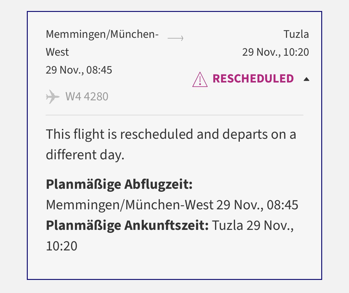 MDpIX3's tweet photo. @wizzair why?? https://t.co/BfWjRkJndr