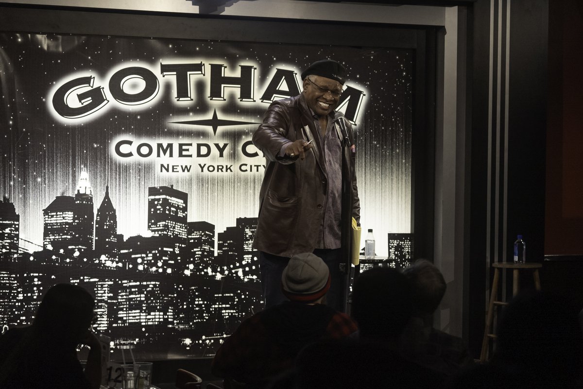 ManhattanComedy's tweet photo. Thanks to George Wallace  for dropping in on our new talent show last week! We expect drop ins on most of our shows! If you're interested in getting booked please reach out to aengelcomedy@gmail.com https://t.co/tNviMRtKcd