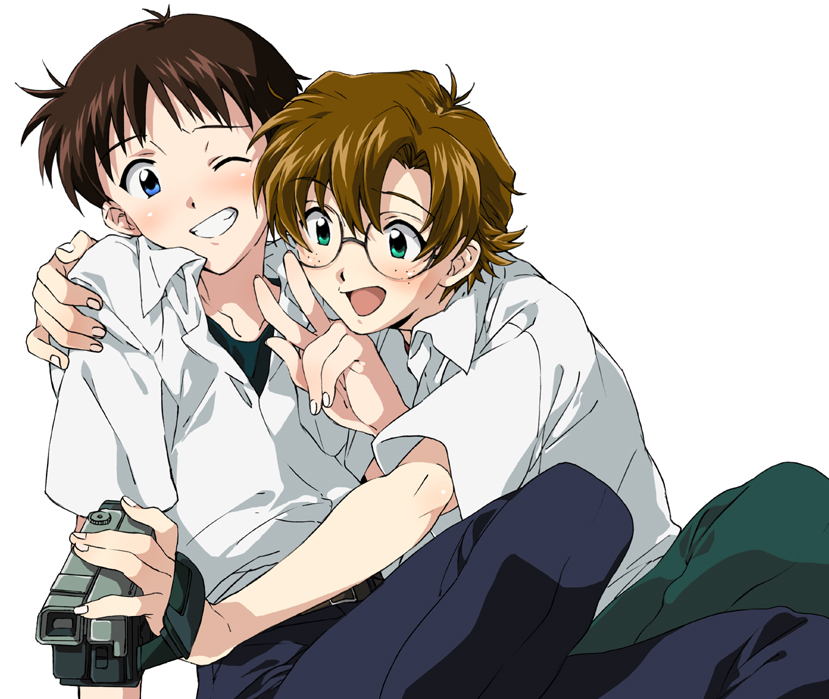 NERVAidaK's tweet photo. Come on, Ikari @NERVIkariS ! This calls for a celebration! Let's grab some stuff and go hang out with Toji @NERVSuzaharaT ! https://t.co/zuabnNt9r9
