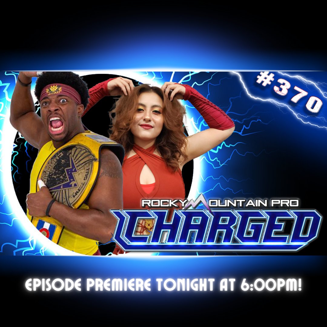 Tonight!!! Join us in the live YouTube premiere chat for the last episode of Charged before Supercharged. Get your tickets for our double-feature Supercharged weekend at rmpwrestling.com/events and get ready for a two-night all-out brawl! #rmpcharged #rmpsupercharged