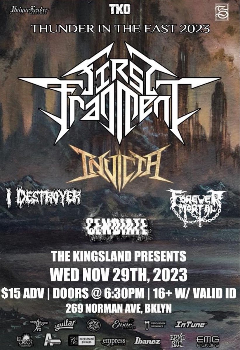 ForeverMortalNY's tweet photo. Our next show (and last show of 2023... probably) is tomorrow! lets goooooooooooooo https://t.co/TADwt39qGY